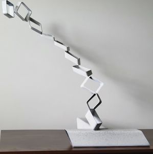 Abstract metal artwork